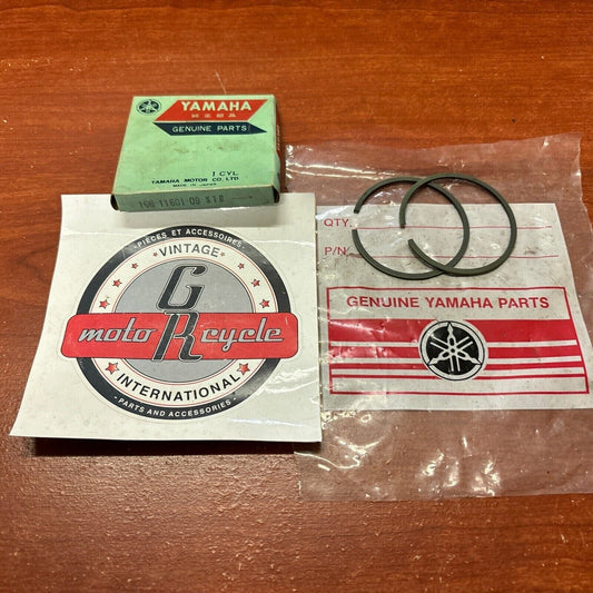 NOS Yamaha 1969 L5T 1967 1968 YL2 PISTON RING STD 166-11601-09-00 Y174