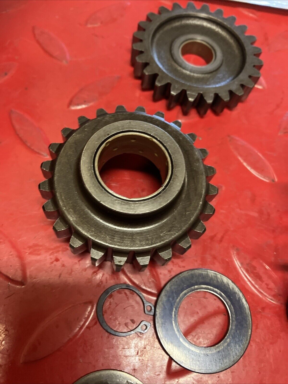 Honda MT125 1975 Kickstarter kick starter spindle gear shaft 1974 1976 CR125M