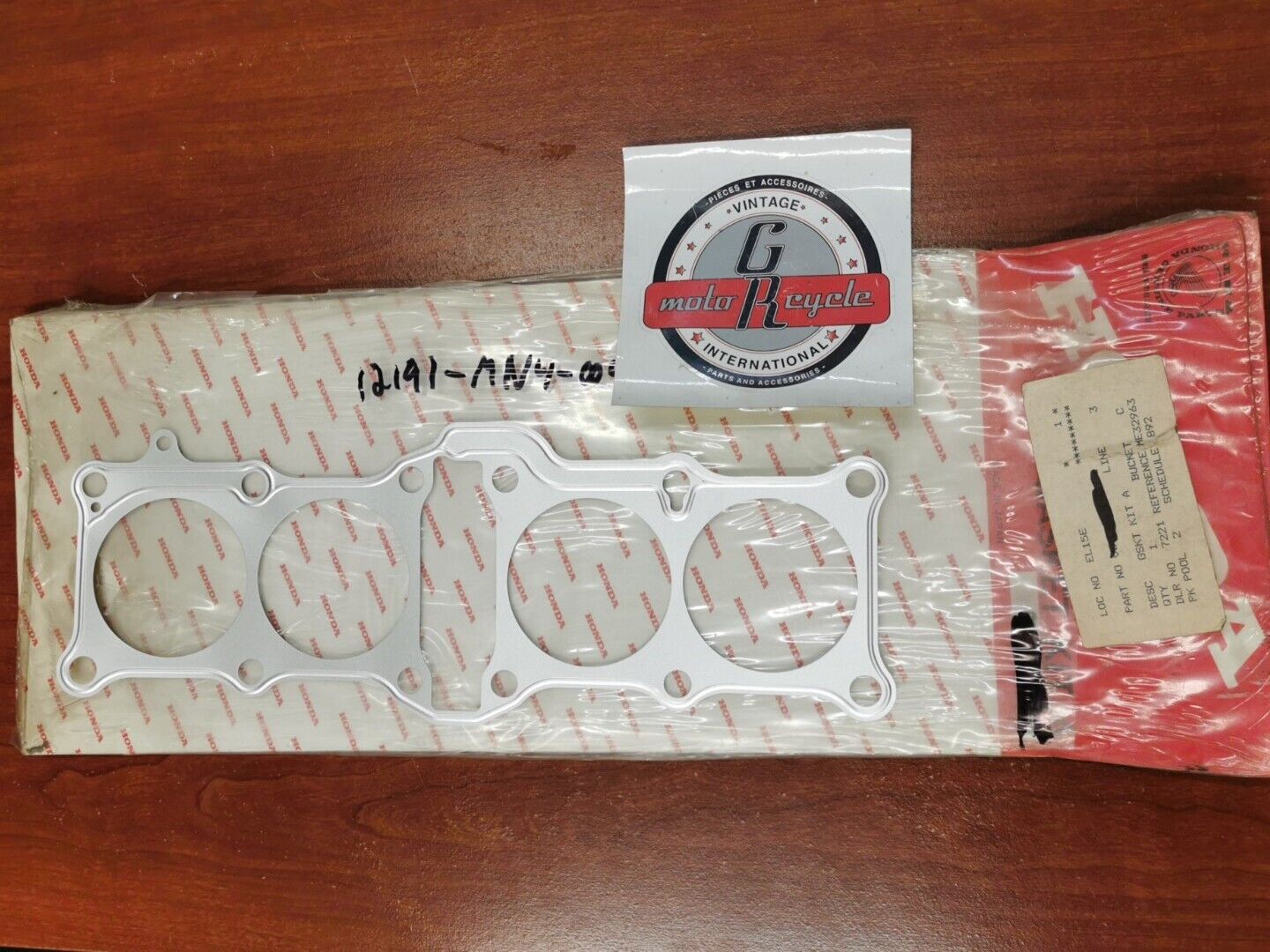NOS Honda 1987 - 1990 CBR600F CYLINDER GASKET 12191-MN4-004 H66
