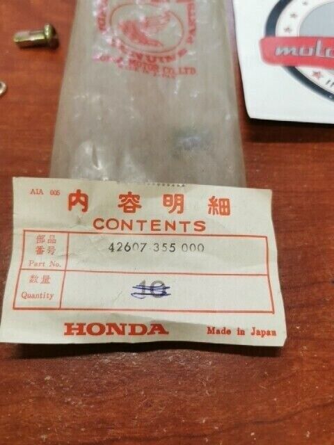 NOS Honda TL125 SPOKE B (9X168.5) 42607-355-000 SUB 97547-5217710 H99