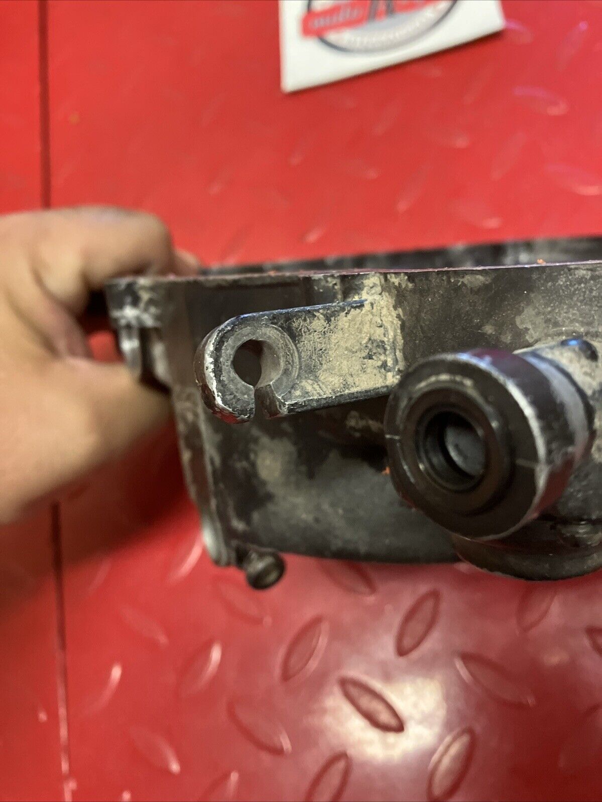 Kawasaki KX125 1987 Right crankcase clutch cover 1985 1986