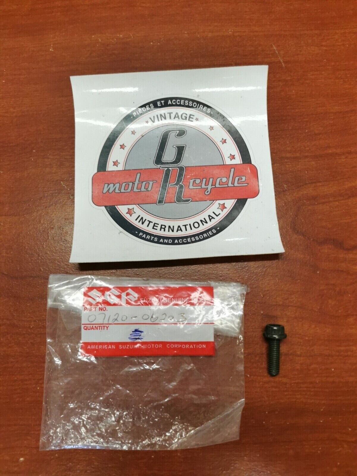 NOS Suzuki LT-F250 LT-F400 BOLT 07120-06203 SUB. 07120-0620B S20