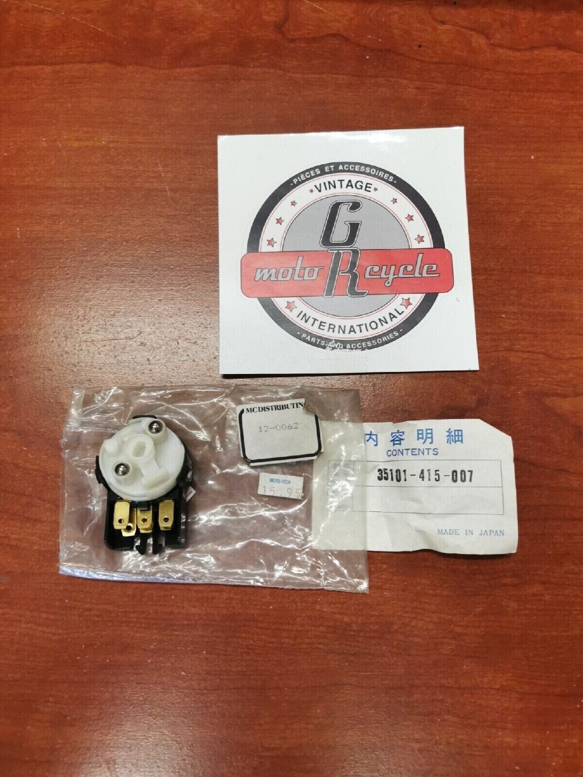 NOS Honda CX500 IGNITION CONTACT BASE 35101-415-007 H36