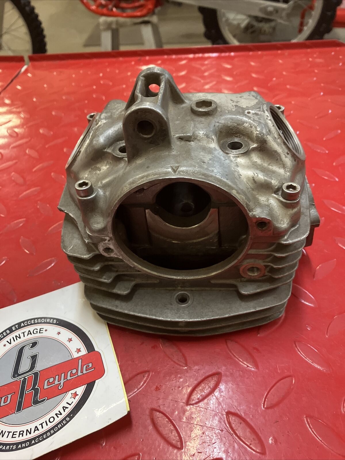 Honda XL100 1977 cylinder head valve cover rocker 1976 1978