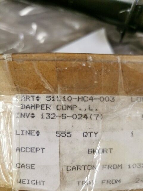 NOS HONDA TRX300 FOURTRAX 1988 - 1992 Damper Comp L 51510-HC4-003 H157