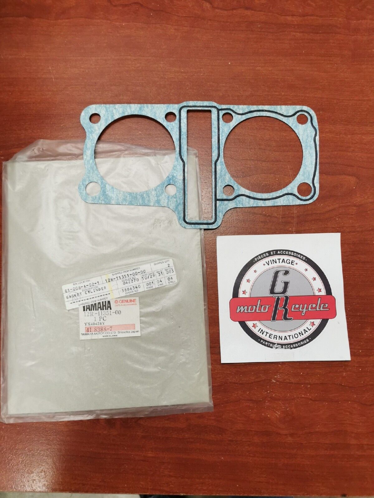 NOS Yamaha 1982 1983 XS400 BASE CYLINDER GASKET 12R-11351-00-00 Y73