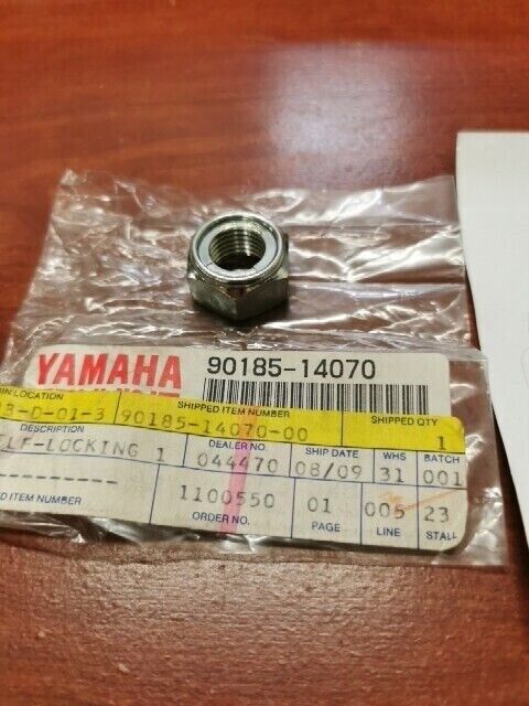 NOS Yamaha YFM45 XV920 XV750 XVS11 XVS1100 SELF-LOCKING NUT 90185-14070-00 Y102