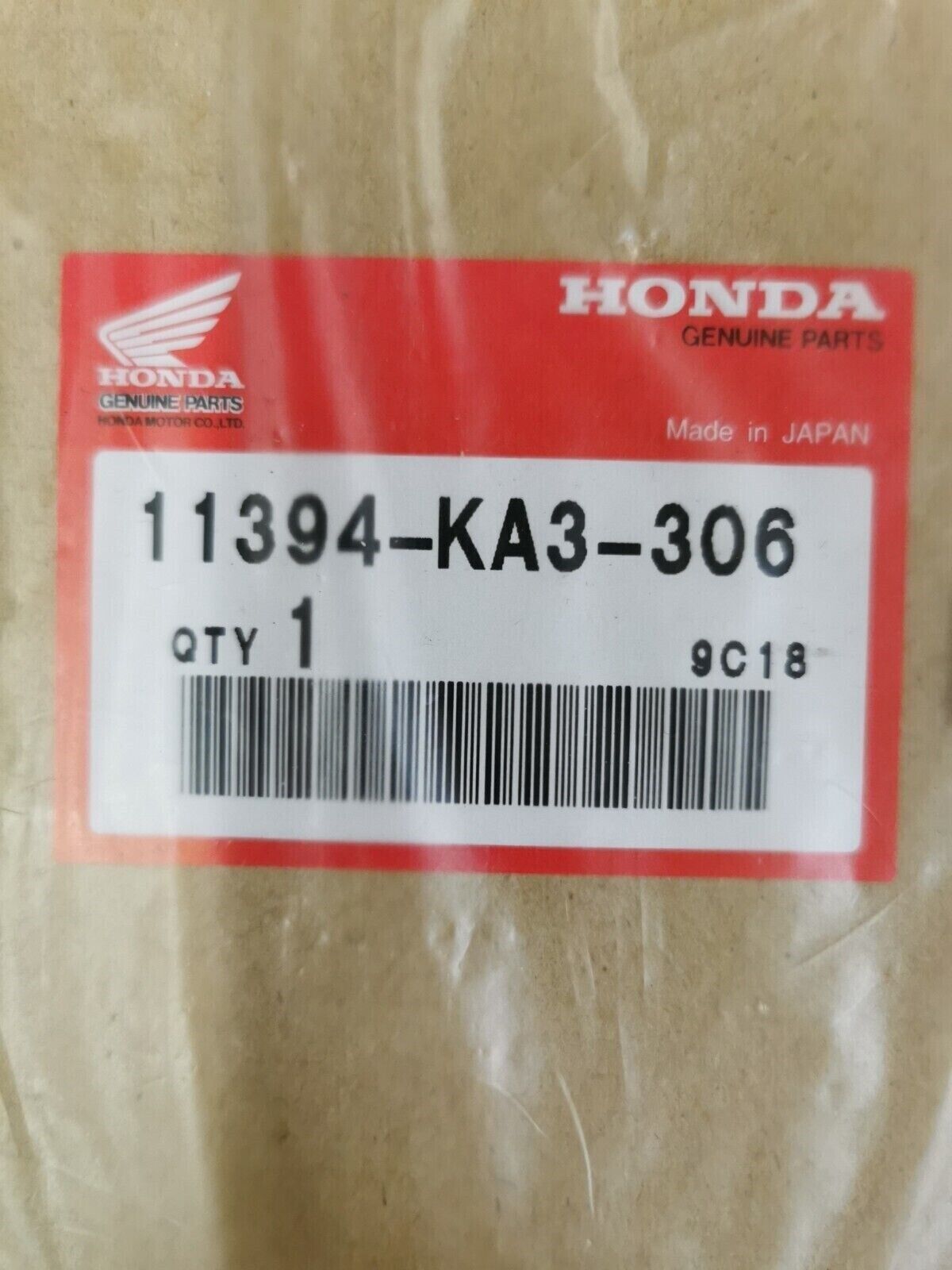 NOS HONDA CR125R GASKET L  COVER 11394-KA3-306 SUB BY 11394-KA3-000 H61