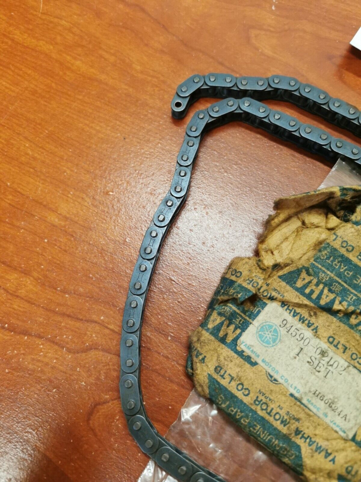 NOS Yamaha XS1 XS2 TX650 CAM CHAIN BF05T-Y TUBAKI 102 94590-02102-00 NO LINK Y87