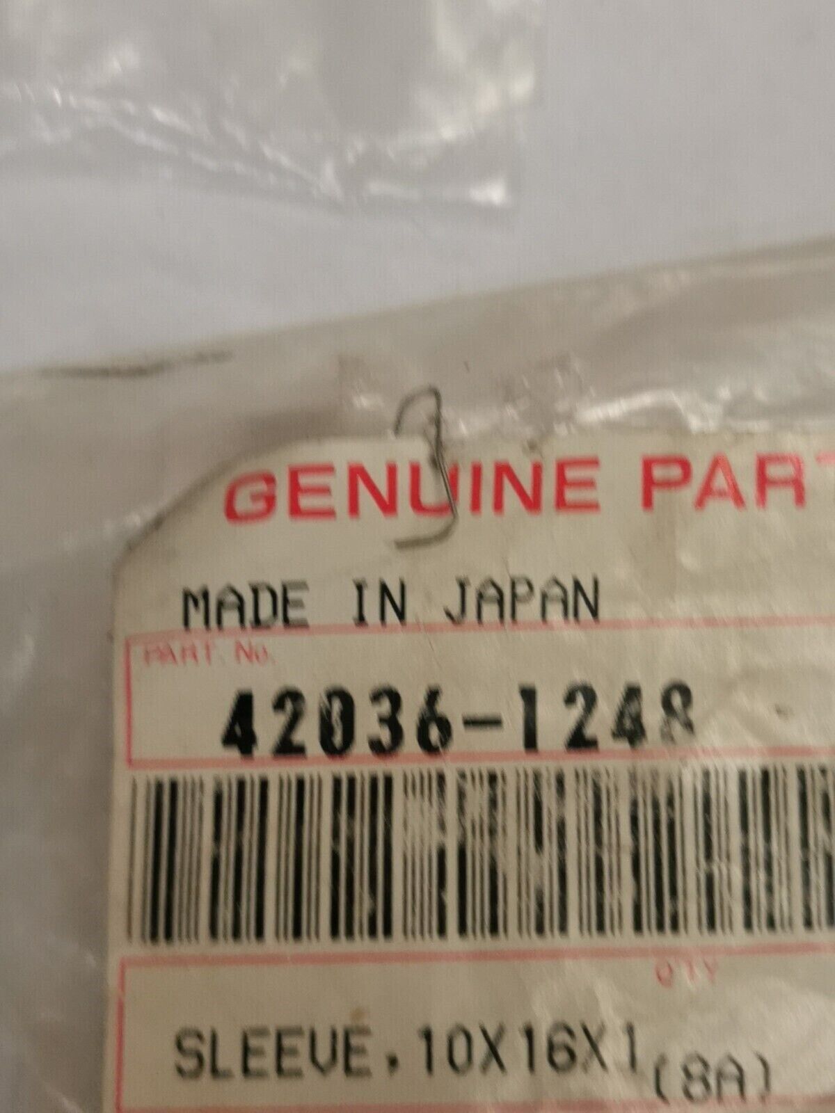 NOS KAWASAKI SLEEVE 42036-1248 K32