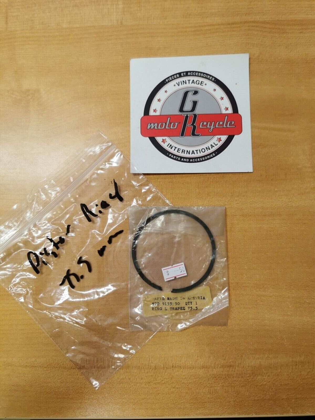 NOS CAN-AM  PISTON RING 75.5 MM   420-2151-47  CA2