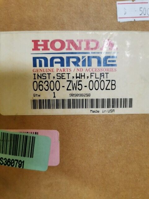 NOS HONDA Instrument Set White Flat 06300-ZW5-000ZB H82