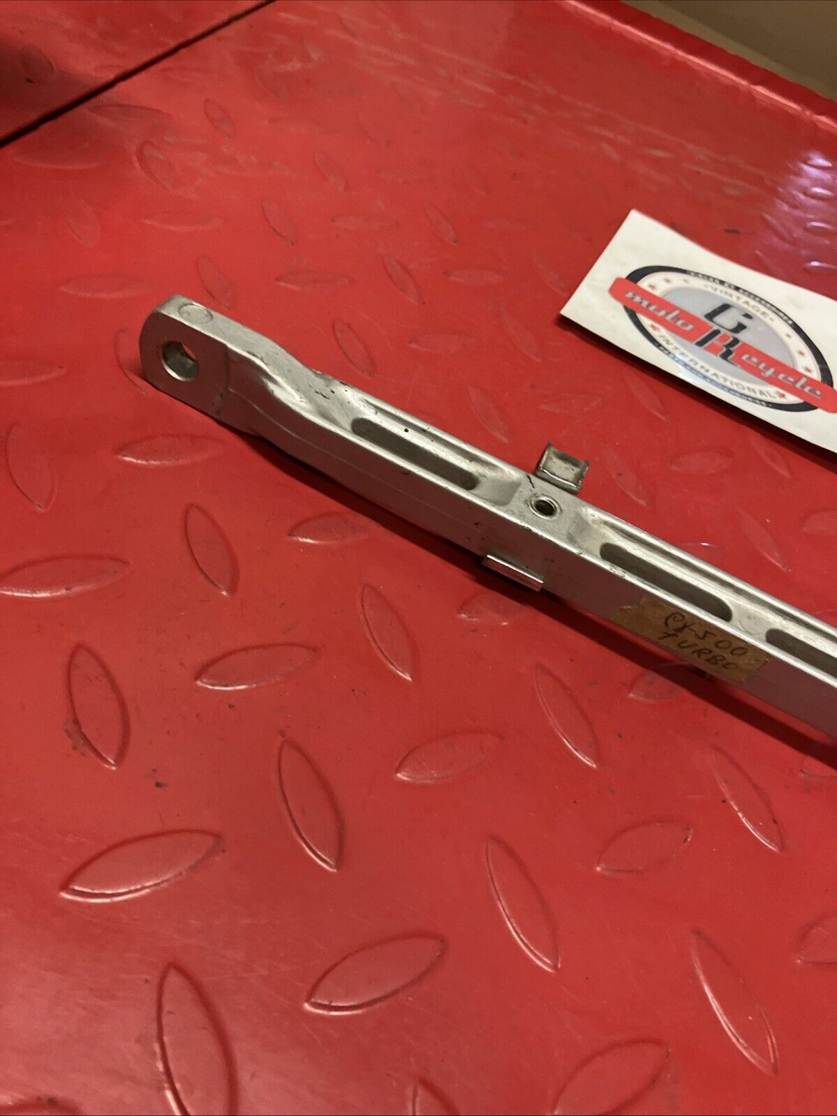 Honda CX500T Turbo 1982 1983 Rear brake stop torque link arm holder U6