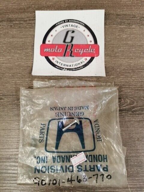 NOS HONDA GL1100 GL1100A GL1100D BOLT GARHISH SET 90101-463-770 H89