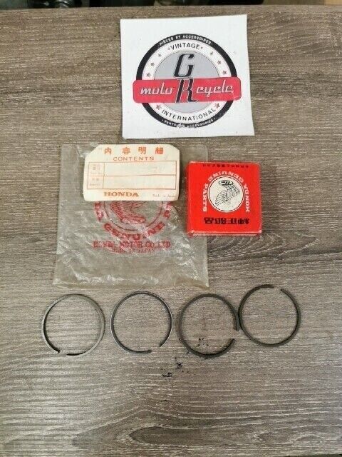 NOS HONDA RING PISTON 0.25 INCOMPLETE 13020-201-000 SUB BY 13041-030-000 H77