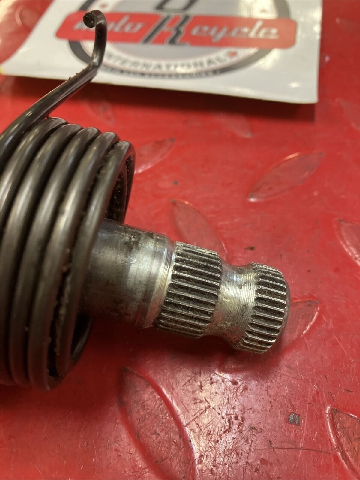 Yamaha RD400 1977 kickstarter kick starter shaft spindle gear 278-15660-01-00