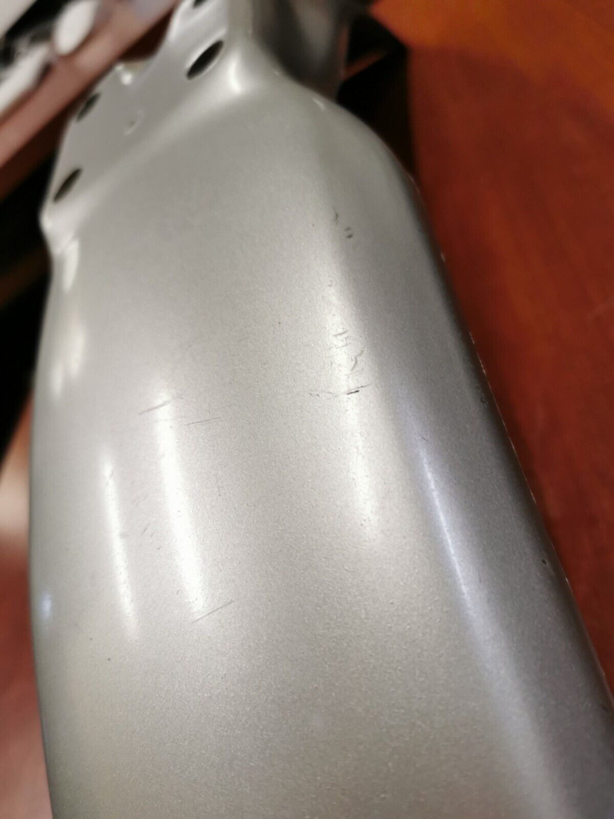 NOS Honda FRONT FENDER *NH42MC* (CUSTOM SILVER) 61100-357-000NQ H63