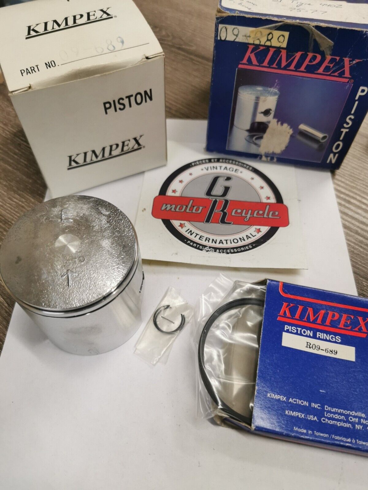 NOS KIMPEX KAWASAKI 440 CC 1979 - 1984 Piston Rings SET Std  09-689 J20