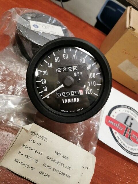 NOS Yamaha 1973 RD250 RD350 SPEEDOMETER KIT 99999-00901-00 Y140