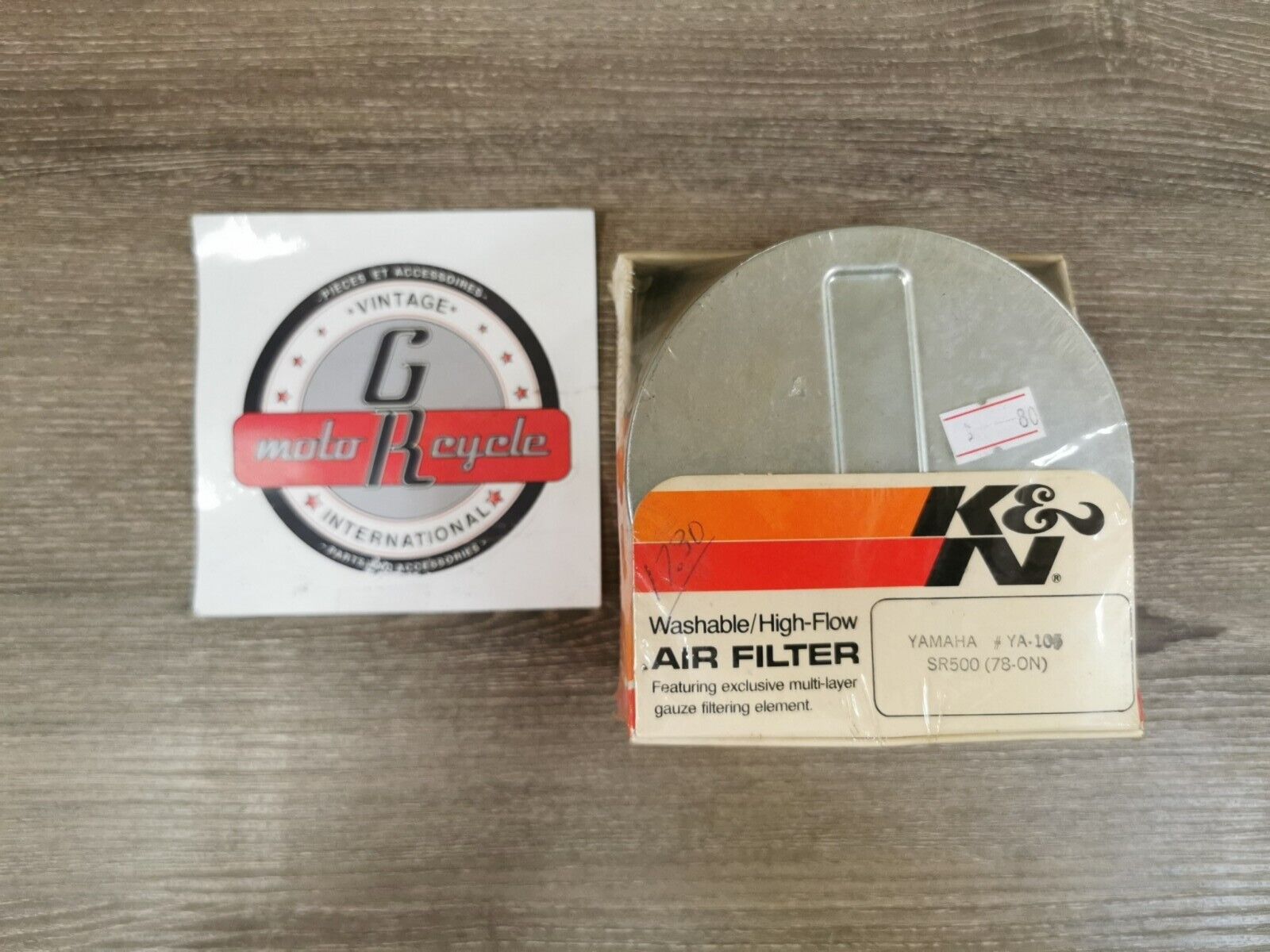 NOS K&N Yamaha SR500 1978  HIGH-FLOW AIR FILTER  YA - 105 J30