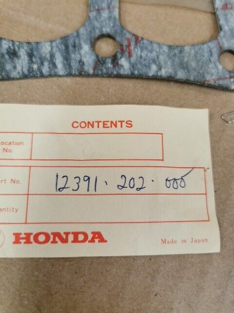 NOS HONDA CA92 C95 CB95 PACKING CYLINDER HEAD GASKET 12391-202-000 H100