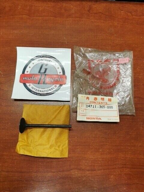 NOS Honda XL125 K0 K1 INLET VALVE 14711-365-000 H73