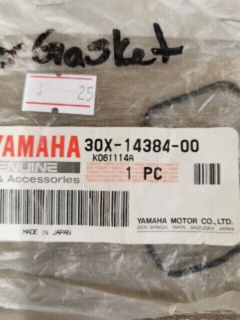 NOS YAMAHA XT350E TW200L XT350LC FLOAT CHAMBER GASKET 30X-14384-00-00 Y112