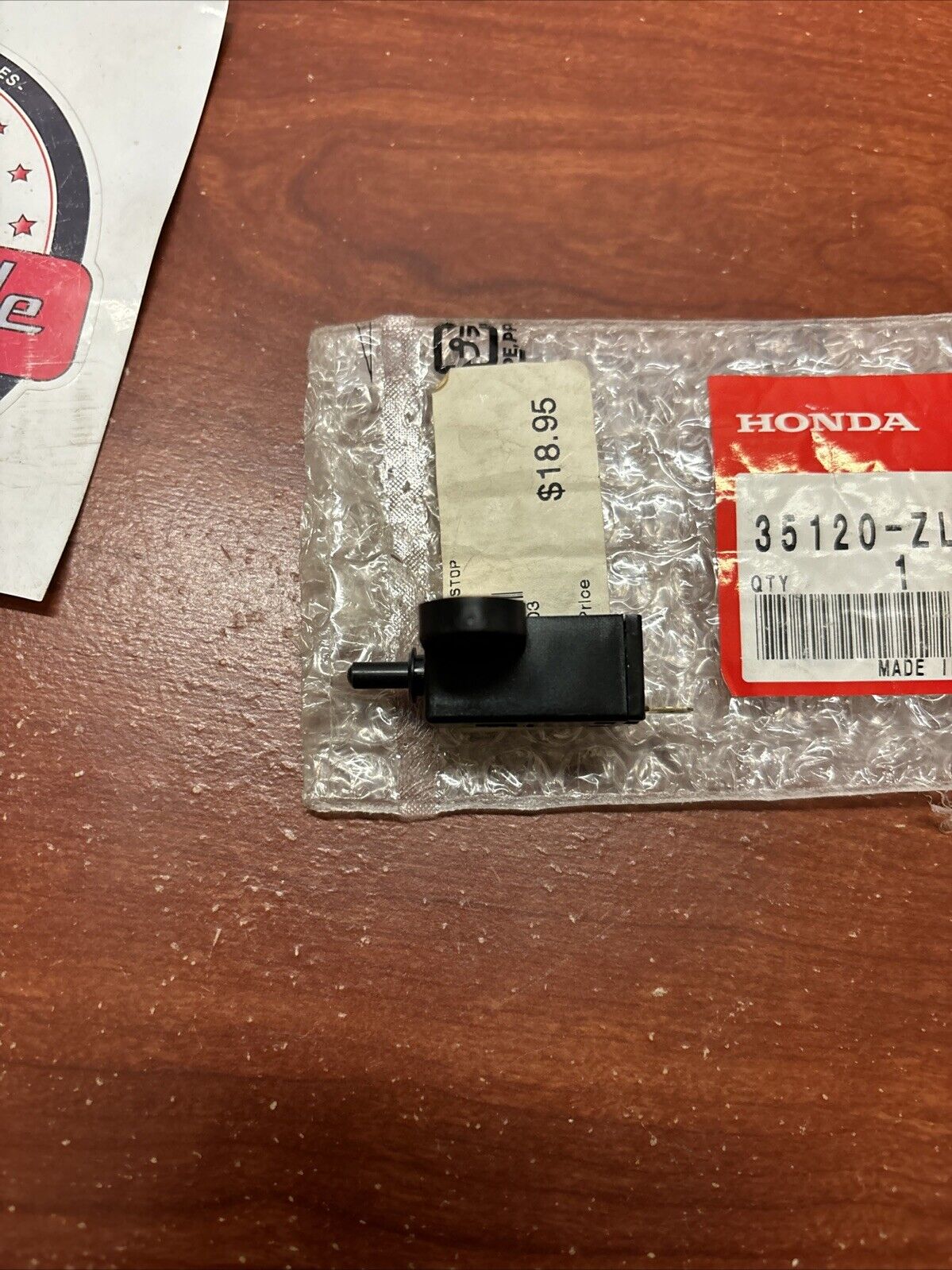 NOS Honda GC135 GC160 GC190 GCV135 GCV160 ENGINE STOP SWITCH 35120-ZL8-003 H185