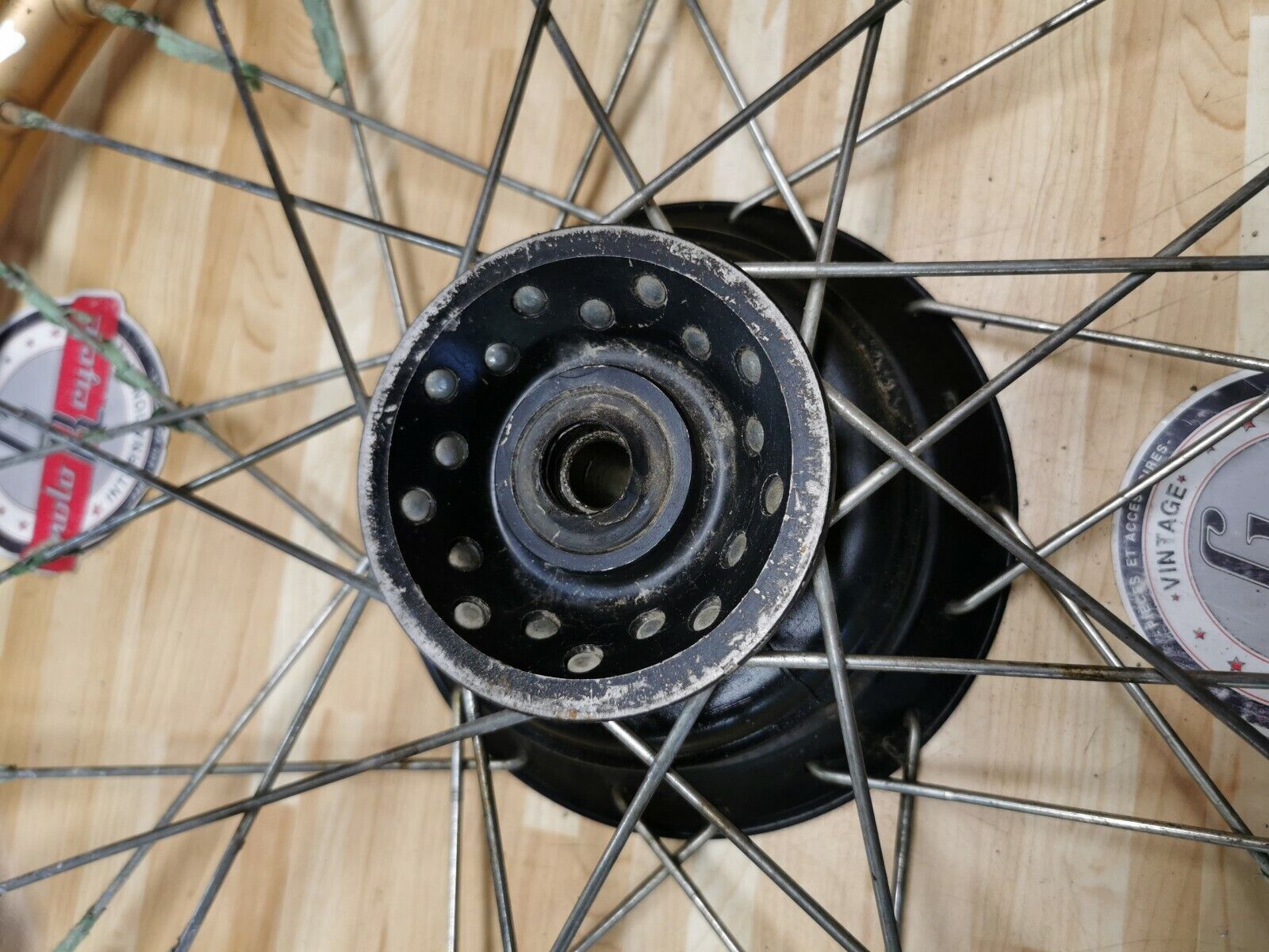 Honda XL200R 1983 front wheel rim hub 1984 44601-KB9-010