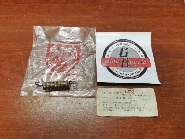 NOS Honda C50 C65 C70 CT50 ST50 ST70 BRAKE PEDAL SPRING 46514-041-000 H78