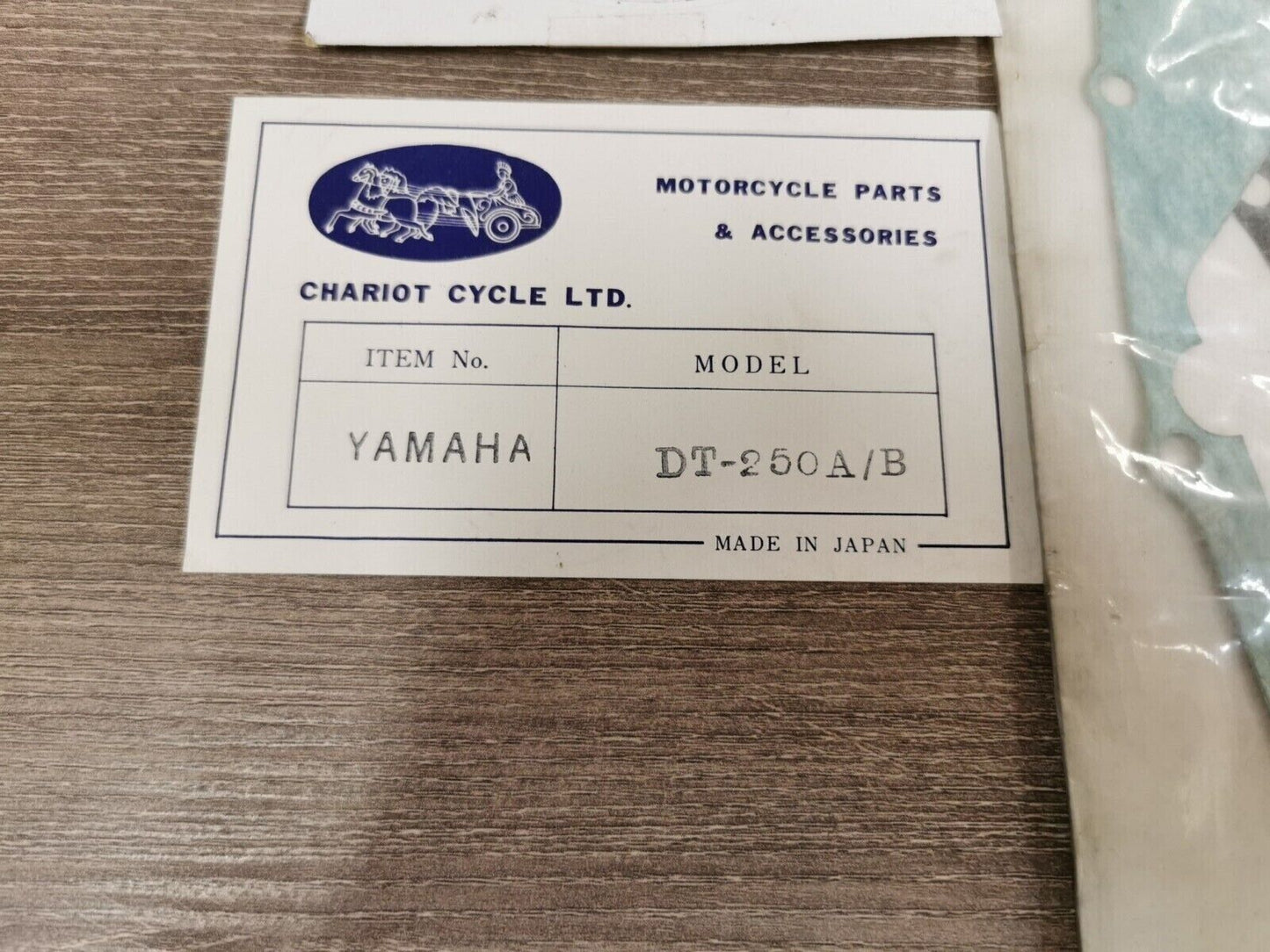 NOS DI-JER YAMAHA DT250A DT250B INCOMPLETE GASKET SET J28