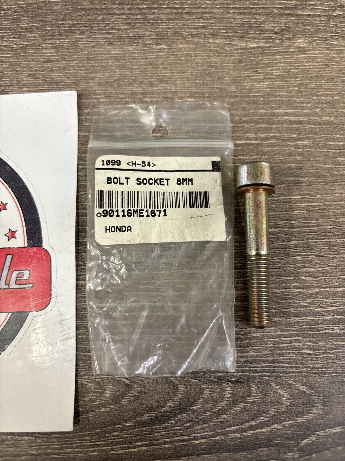 NOS Honda VF1100C VF750C VT750C SOCKET BOLT 8MM 90116-ME1-671 H135