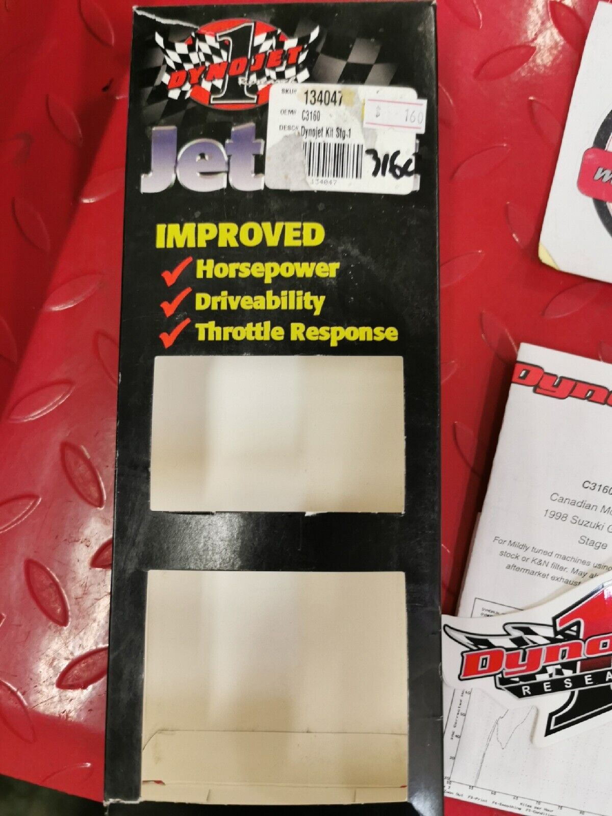 NOS DYNOJET  SUZUKI  GSXR600 1998 Jet Kit Stage 1     3160   J12