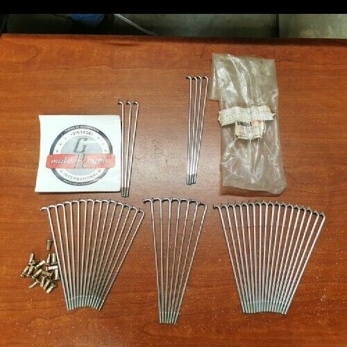 NOS Yamaha TY50 REAR SPOKE KIT INCOMPLETE 538-25304-00-00 SUB 538-25304-10- Y140