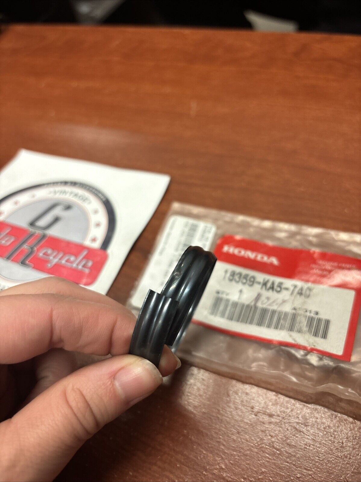 NOS Honda 1984 CR500R EXHAUST JOINT SEAL 18359-KA5-740 H171
