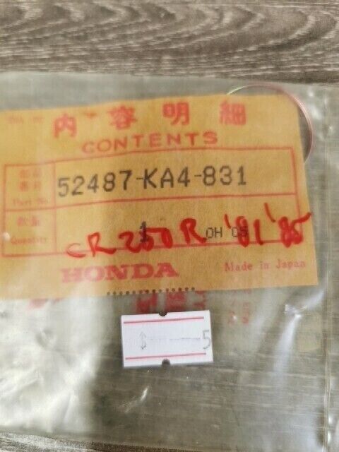 NOS HONDA CRF450R CBR1000RA CR250R RING STOPPER 52487-KA4-831 H87