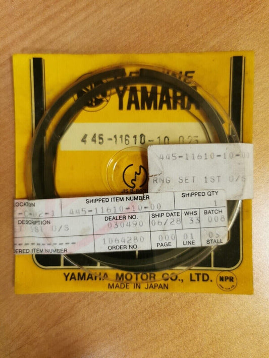 NOS YAMAHA  DT360  1974  PISTON RING SET  1ST 445-11610-10-00  Y48