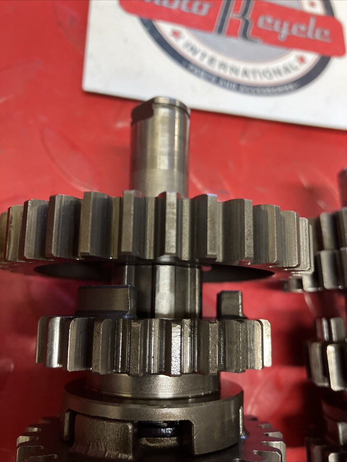 Honda MT125 1975 Transmission mainshaft countershaft gear drum forks 1974 1976