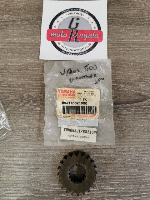 NOS YAMAHA VX700ERG VX600DXD PZ500 SPROCKET CHAIN DRIVE 21T 89J-17682-10-00 Y108