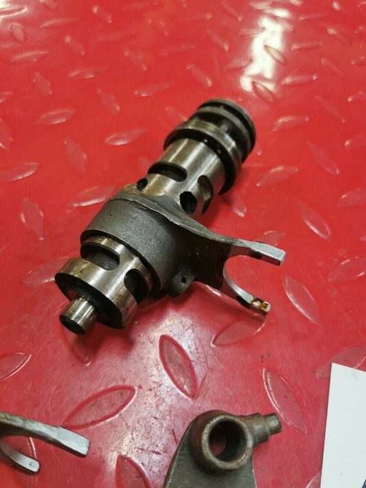Honda MT250 1975 transmission gearshift gear shift drum cam forks 24301-357-030