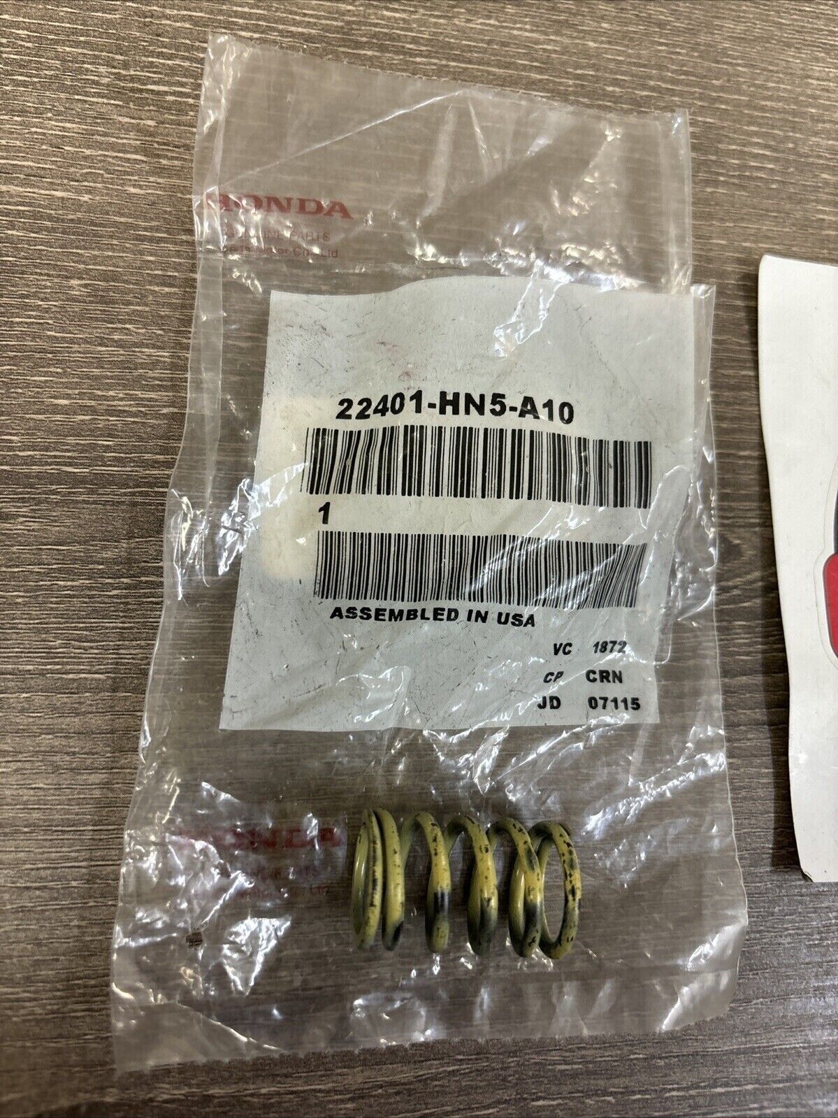 NOS Honda TRX350FE TRX350TE CLUTCH SPRING 22401-HN5-A10 H118