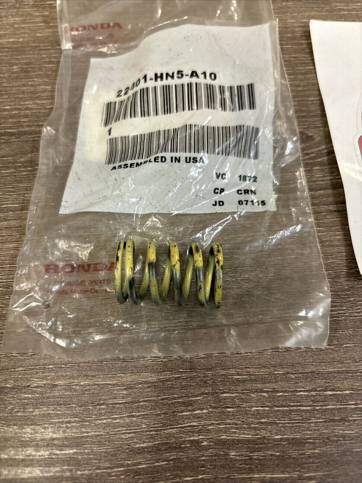 NOS Honda TRX350FE TRX350TE CLUTCH SPRING 22401-HN5-A10 H118