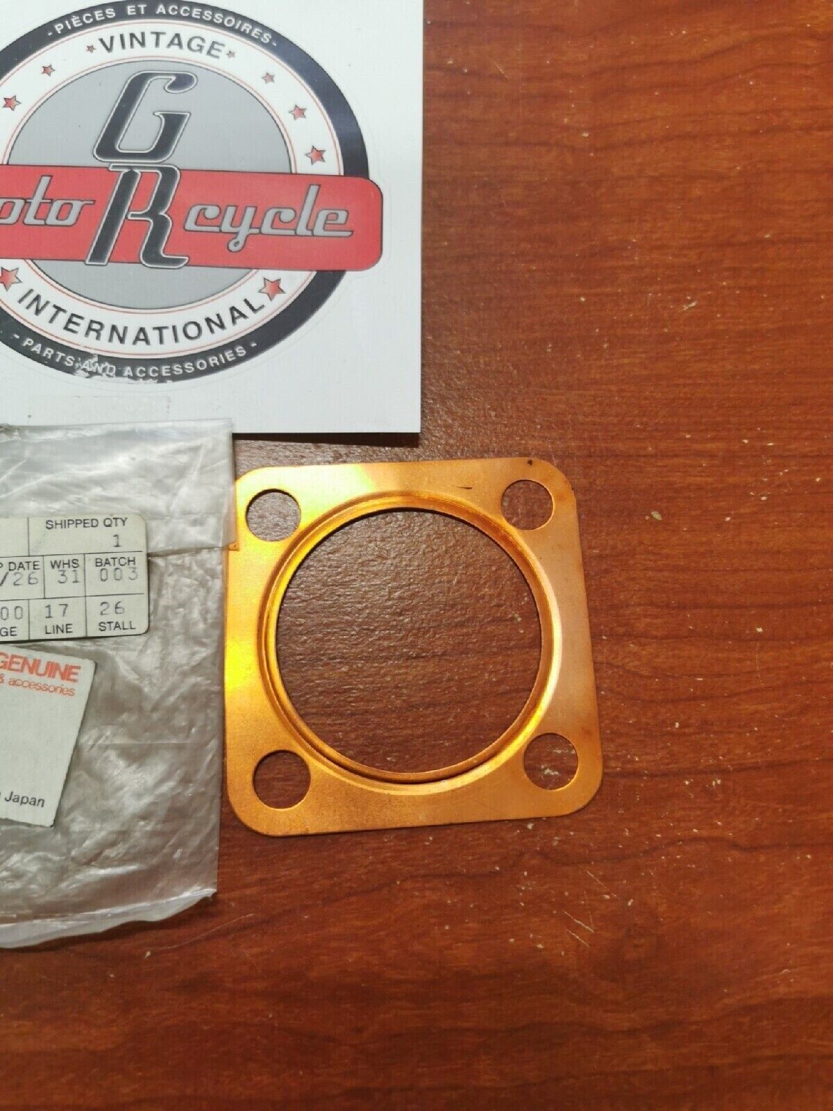 NOS Yamaha YZ80 TY80 CYLINDER HEAD GASKET 598-11181-00-00 Y77