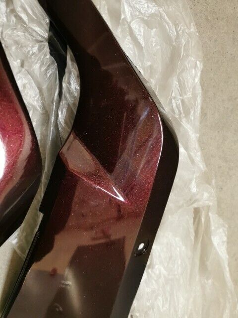 NOS Yamaha XC200 SIDE COVER FENDER OVER KIT 25G-21555-00-MX & 25G-21551-00-MX