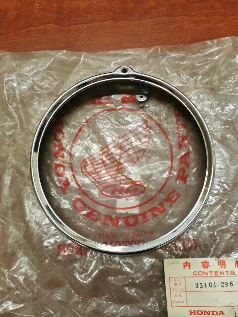 NOS Honda CB175K3 CB250 CB350 CL250 HEADLIGHT RIM 33101-296-003 H80