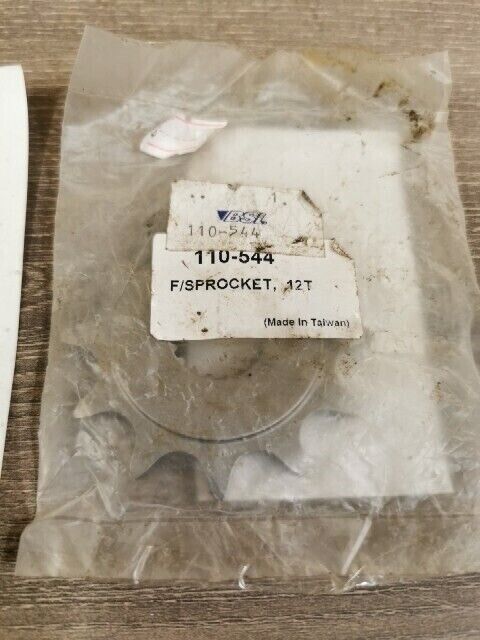 NOS BSL SUZUKI RM125 RM250 RMZ250 RS175 FRONT SPROCKET 12T 110-544 J57