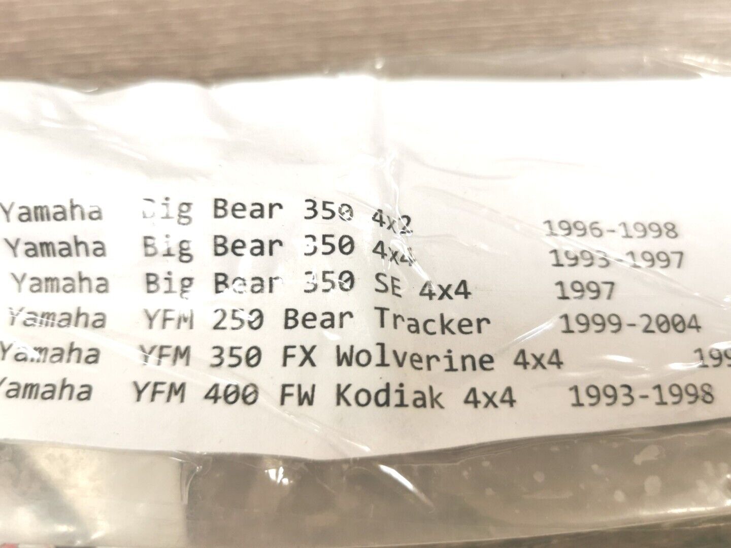 NOS MOTION PRO YAMAHA BIG BEAR 350 Throttle Cable  05-0154 J41
