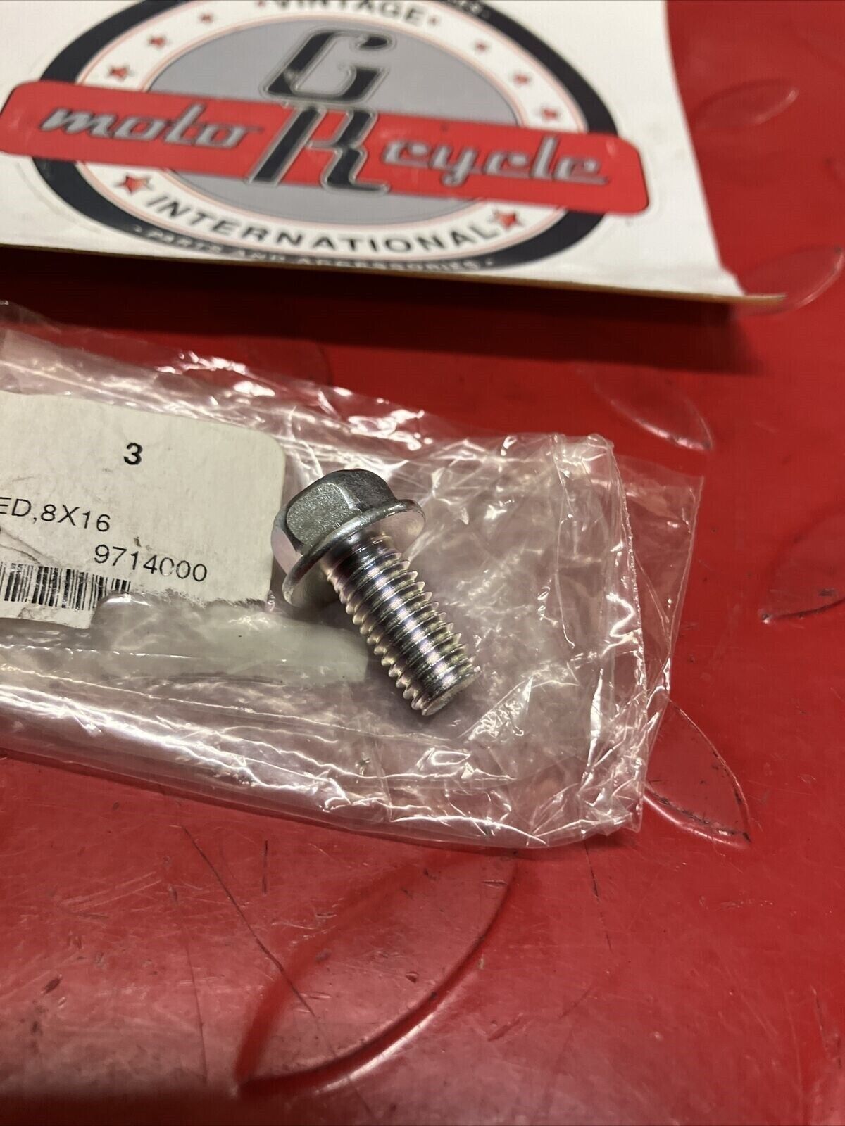 NOS KAWASAKI BOLT FLANGED 8X16 130G0816 K13