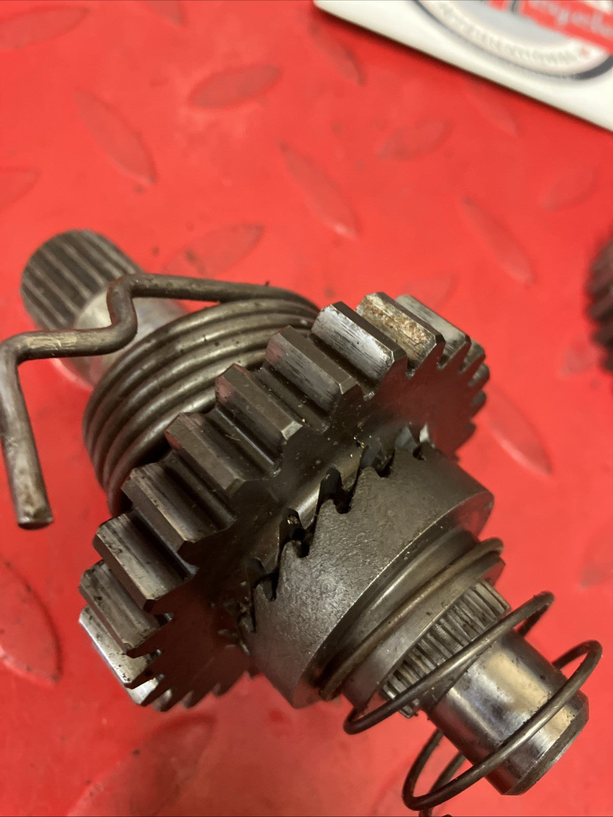 Honda CR250R 1984 Kickstarter Kick starter spindle shaft idle gear