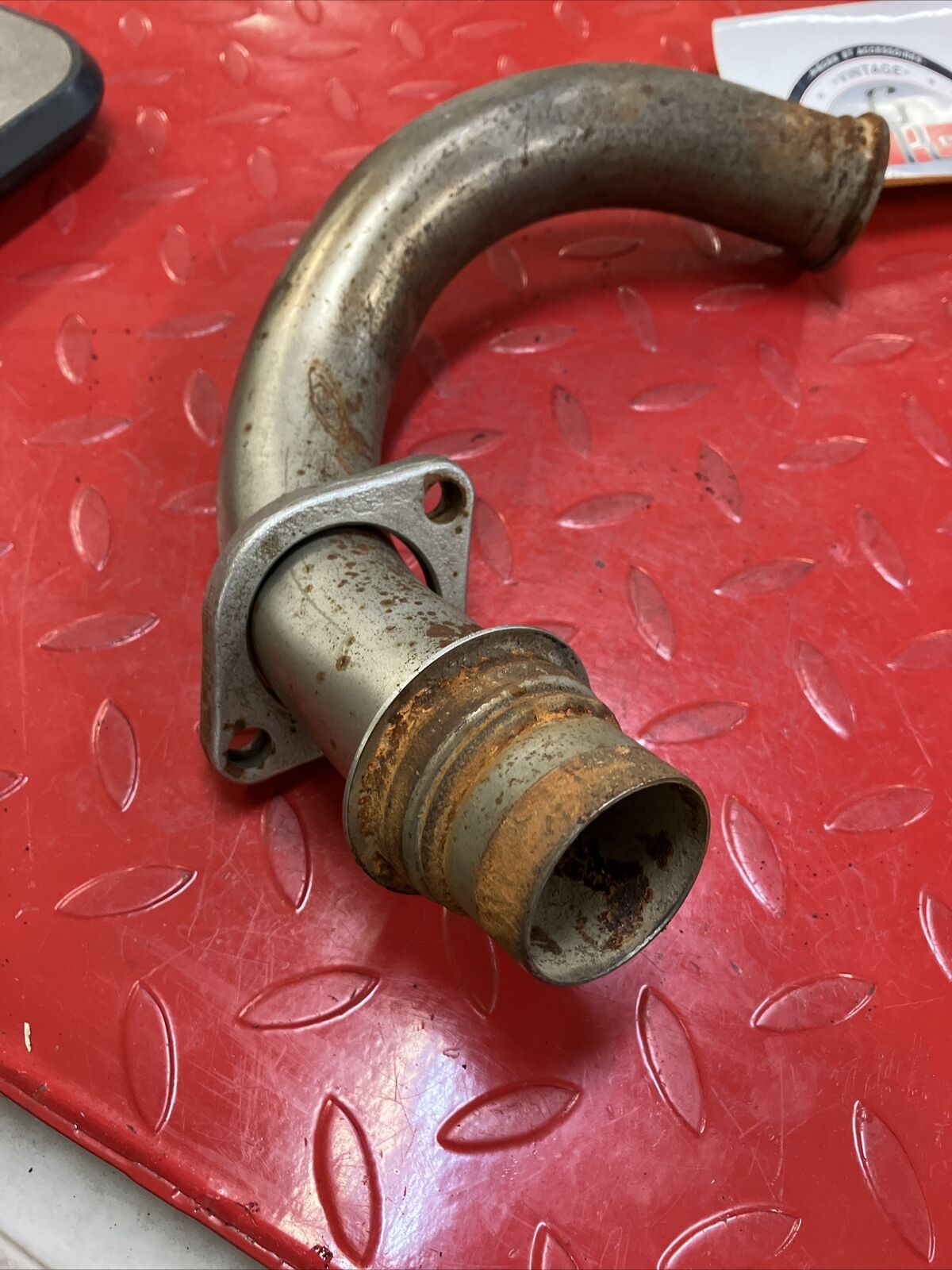 Yamaha RD400 1977 right exhaust pipe header 1976 1978 3